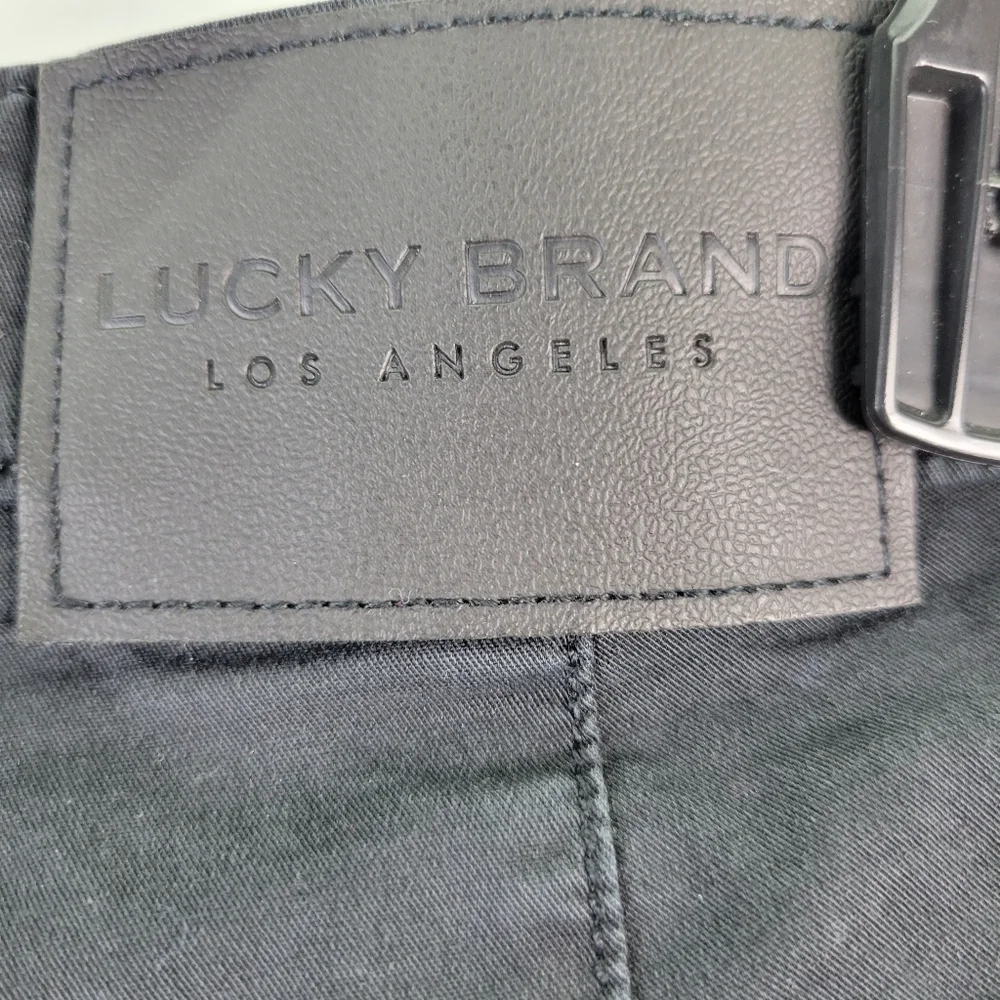 Lucky Brand Womens Black Cotton Pants Size 6/28 - Picture 10 of 12